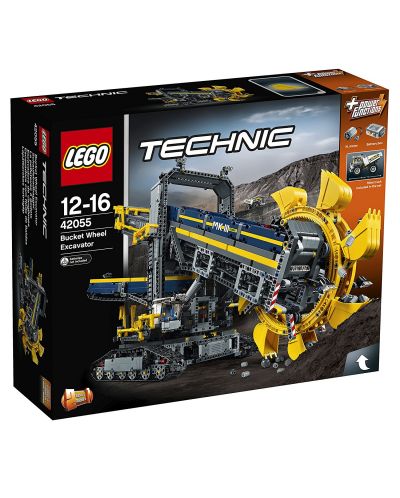Конструктор Lego Technic - Багер-екскаватор с няколко кофи и самосвал (42055) - 1