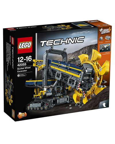 Конструктор LEGO Technic - Багер-екскаватор с няколко кофи и самосвал (42055)