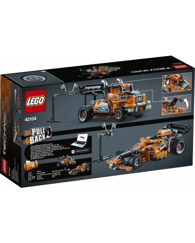 Конструктор Lego Technic - Състезателен камион (42104) - 3