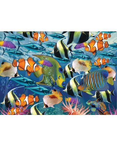 Пъзел Art Puzzle от 260 части - Многобройни риби, Джон Енрайт - 2