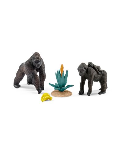 Фигурки Schleich от серията Аксесоари към Диви Животни: Комплект - горили - 1
