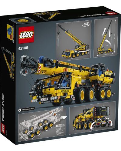 Конструктор Lego Technic - Мобилен кран (42108) - 3