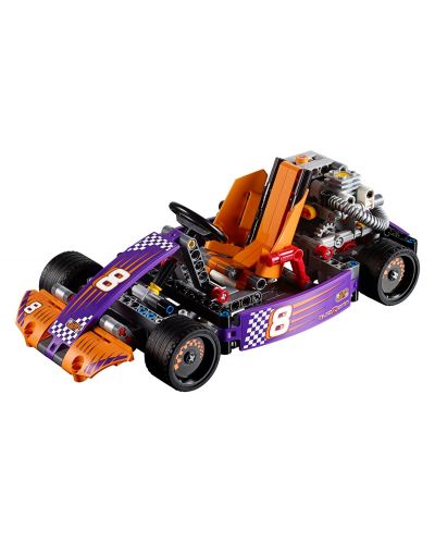 Конструктор Lego Technic - Състезателна картинг кола (42048) - 4