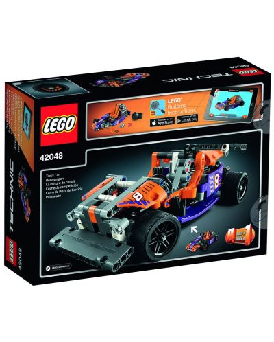 Конструктор Lego Technic - Състезателна картинг кола (42048) - 3
