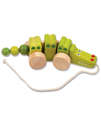 Играчка за дърпане Pino - Алигаторче
