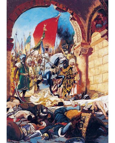 Пъзел Art Puzzle от 1000 части - Завоеванията на Истанбул, 1453 - 2