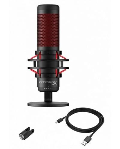 Микрофон HyperX - Quadcast, черен - 4