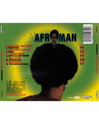 Afroman - The Good Times (CD) - 2