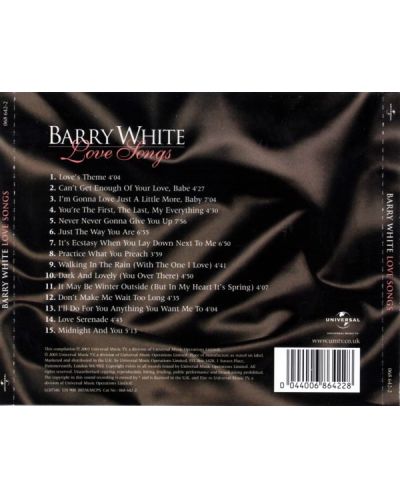 Barry White - Love Songs (CD) - 2