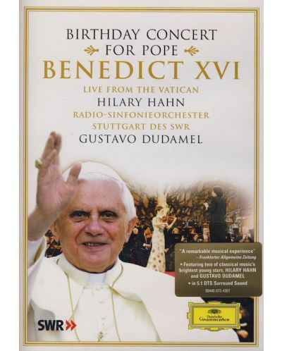 Hilary Hahn - Birthday Concert for Pope Benedict XVI (DVD)