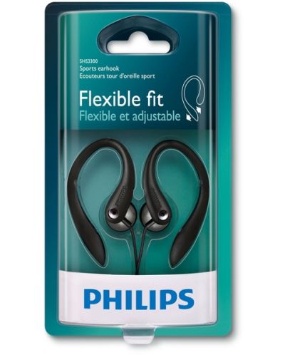 Слушалки Philips - Flexible Fit,черни - 2
