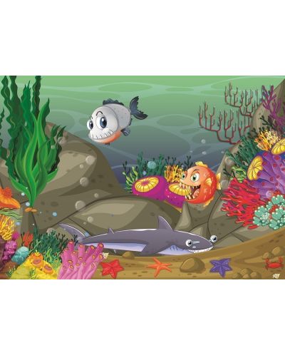 Пъзел Art Puzzle 2 в 1 - Под вода и Горските животни - 2