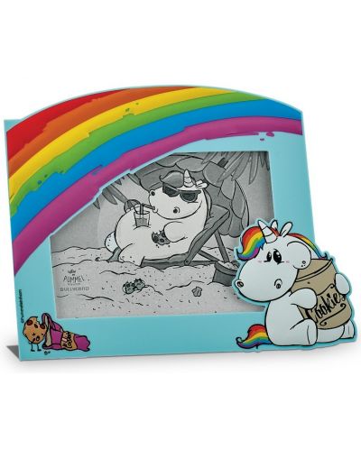 Рамка за снимка Bullyland Chubby Unicorn - Чъби, синя - 1