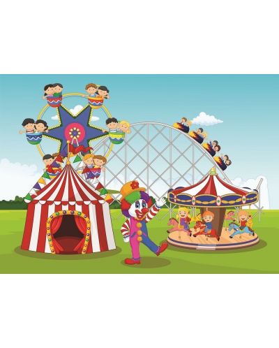 Пъзел Art Puzzle 2 в 1 - Циркът и забавният Панаир - 3