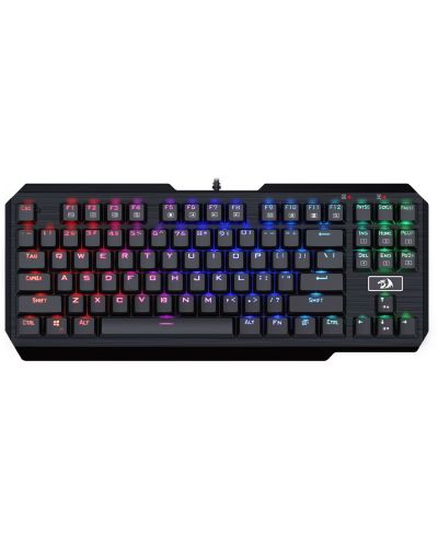 Механична клавиатура Redragon - Usas K553RGB, Blue, RGB, черна