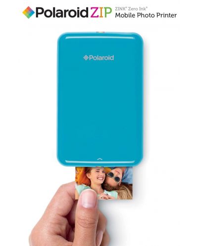 Мобилен принтер Polaroid ZIP - син