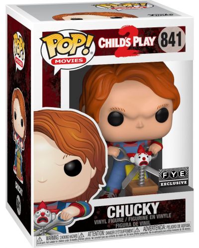 Фигура Funko POP! Movies: Child's Play 2 - Chucky (With Buddy & Scissors), #841 - 2