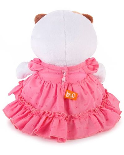 Плюшена играчка Budi Basa - Коте Ли-Ли бебе в рокля с плетено цвете, 20 cm - 3
