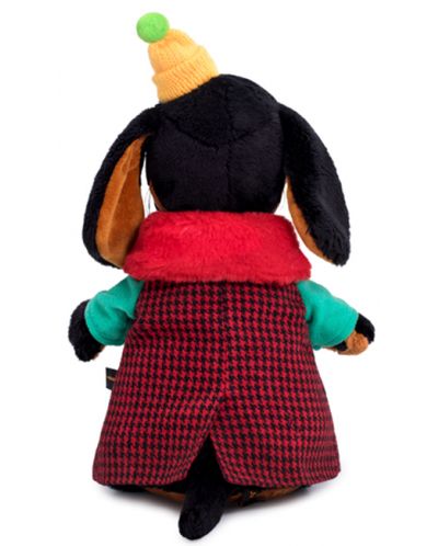 Плюшена играчка Budi Basa - Кученце Ваксон, с цветно палто, 25 cm - 4