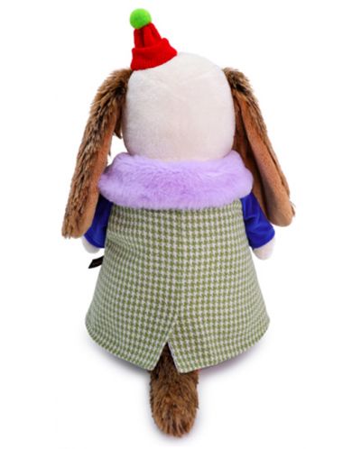 Плюшена играчка Budi Basa - Кученце Бартоломей в шарено палтенце с шапка, 27 cm - 4