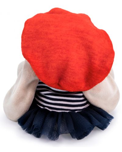 Плюшена играчка Budi Basa - Зайка Ми, с червена барета, 23 cm - 4