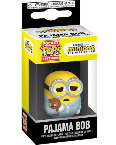 Ключодържател Funko Pocket Pop! Animation: Minions - Pajama Bob - 2