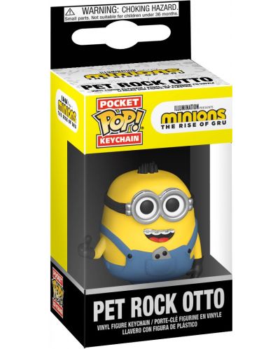 Ключодържател Funko Pocket Pop! Animation: Minions - Pet Rock Otto - 2