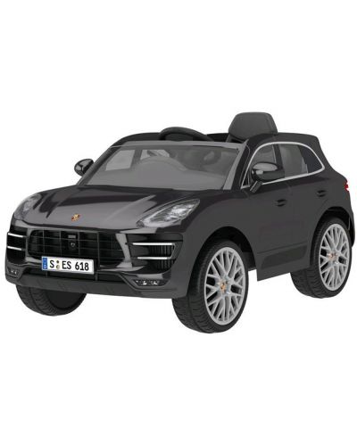 KikkaBoo Акумулаторна кола Porsche macan turbo 6v Черна