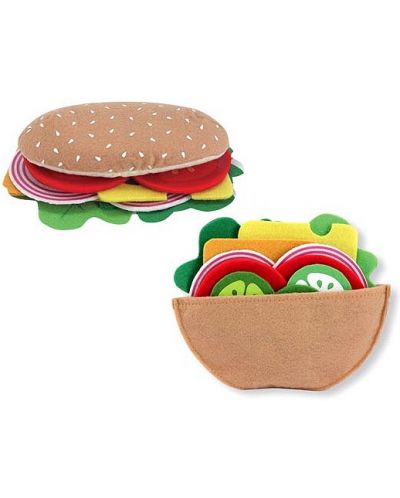 Комплект с филц Melissa &amp; Doug - Направи си сандвичи