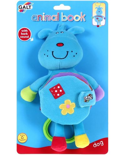 Бебешка играчка Galt - Мека книжка , куче
