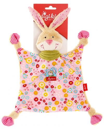 Плюшена залъгалка Sigikid Bungee Bunny – Зайче, 26 cm - 3