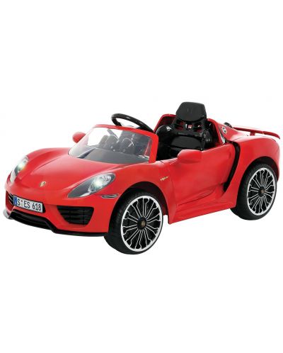 Акумулаторна кола KikkaBoo Porsche 918 Spyder Hybr Superc - Червен, 6V, с радиоуправление