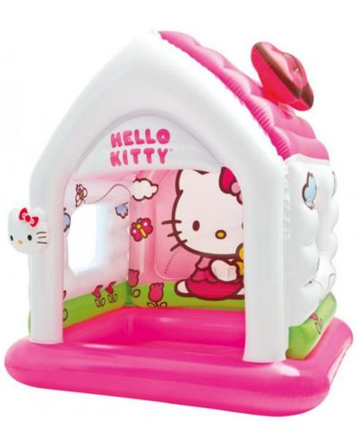 Надуваема къщичка за игра Intex - Hello Kitty