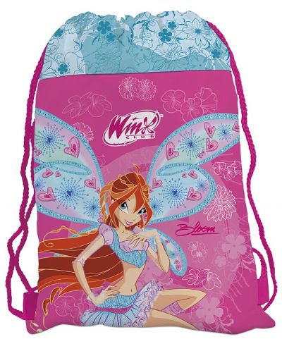 Спортен сак с връзки - Winx