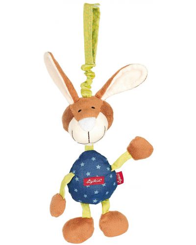 Плюшена играчка с клипс Sigikid - Зайче, 20 cm