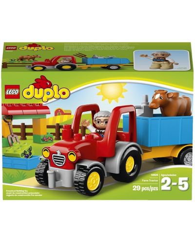 Конструктор Lego Duplo - Фермерски трактор (10524) - 1