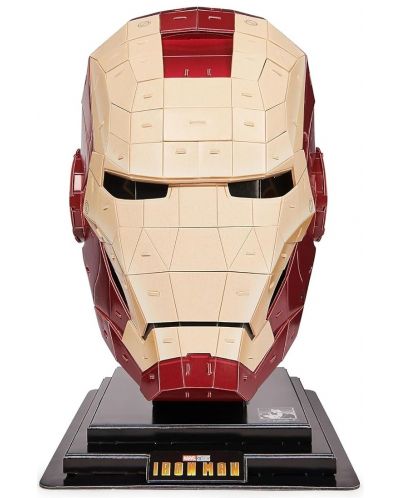 4D пъзел Spin Master от 96 части - Marvel: Iron Man Helmet - 1