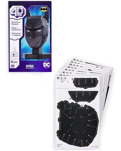 4D пъзел Spin Master от 90 части - DC Comics: Batman Mask - 4