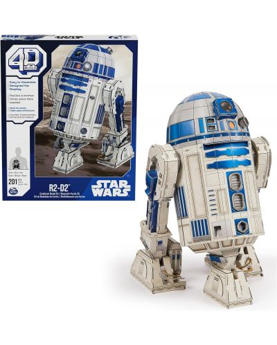4D пъзел Spin Master от 201 части - Star Wars: R2-D2 - 2