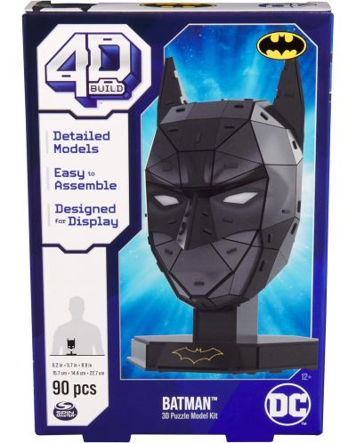 4D пъзел Spin Master от 90 части - DC Comics: Batman Mask - 6