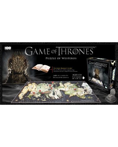 4D Пъзел Cityscape - Game of Thrones, Westeros - 4
