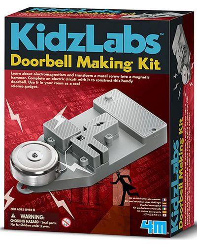 Творчески комплект 4M KidzLabs - Направи си сам, Звънец за врата
