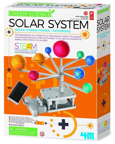 Творчески комплект 4M Green Science - Направи си сам, Хибридна Слънчева система - 1