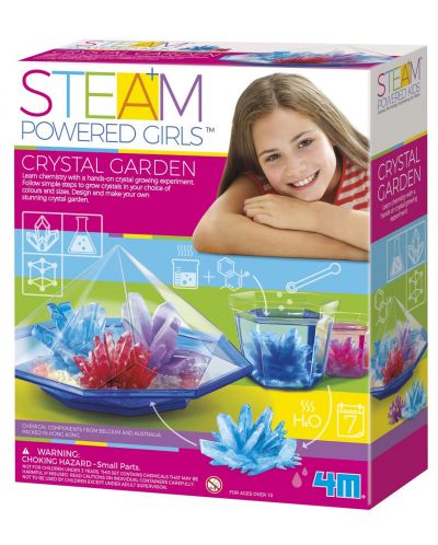 Творчески комплект 4M Steam Powered Girls - Направи си сама, Градина от кристали - 1