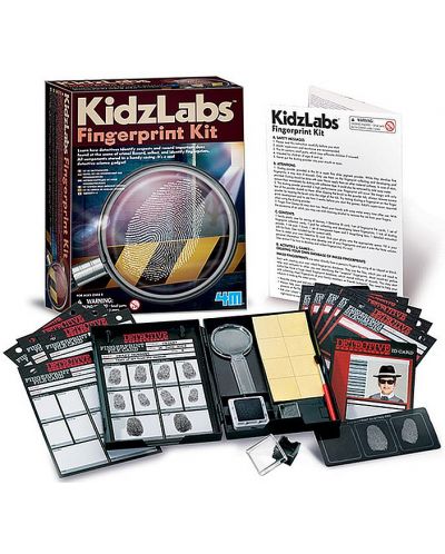 Творчески комплект 4M KidzLabs - Снемане на пръстови отпечатъци - 2