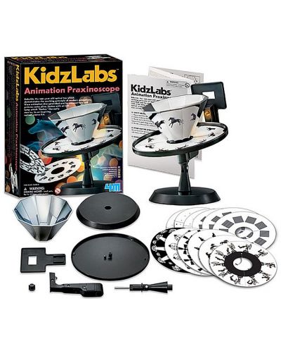 Творчески комплект 4M KidzLabs - Праксиноскоп, създай си анимация - 3