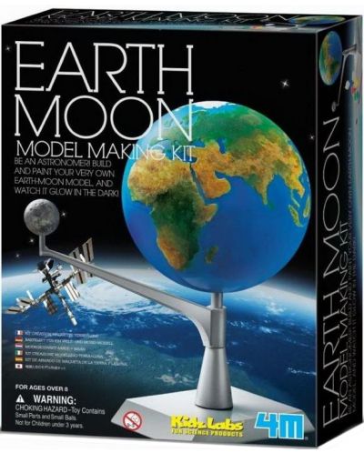 Творчески комплект 4M - Модел на Земята и Луната - 1