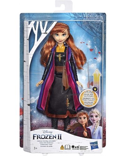 Кукла Hasbro Frozen 2 - Анна със светеща рокля - 1