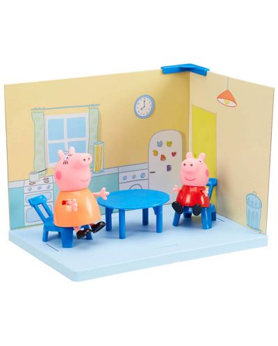 Комплект фигурки Peppa Pig - Кухнята на Пепа и Мама Праси - 1