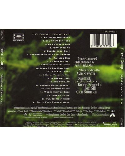 Alan Silvestri - Forrest Gump, Original Motion Picture Soundtrack (CD) - 2